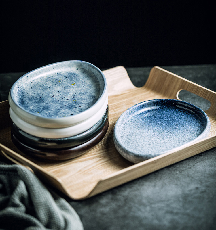 JAPANESE CREATIVE IRREGULAR SHAPED CERAMIC PLATE