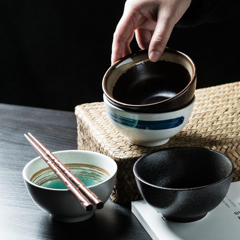 CERAMIC RICE BOWL JAPANESE STYLE